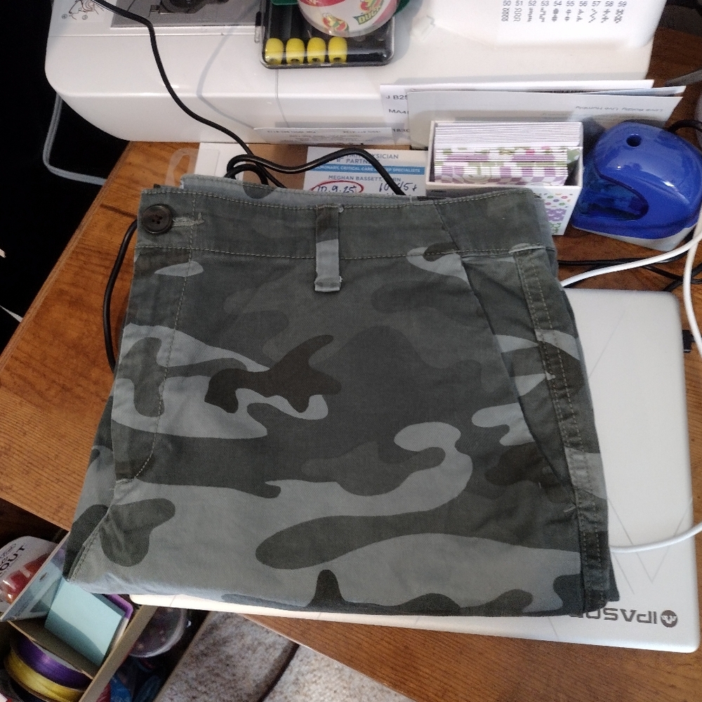 Gap Camouflage Girlfriend Khakis